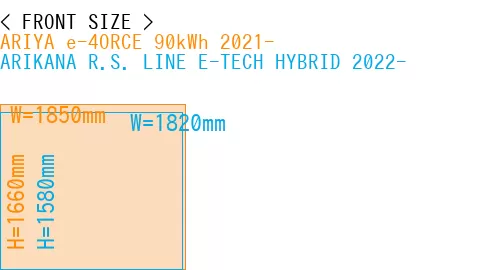 #ARIYA e-4ORCE 90kWh 2021- + ARIKANA R.S. LINE E-TECH HYBRID 2022-